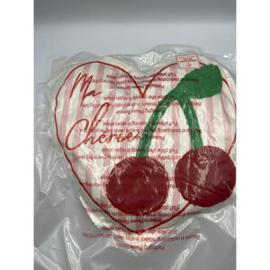 Bullseye's Playground Valentine MA CHERIE Throw Pillow CHERRIES 2025 NEW SEALED